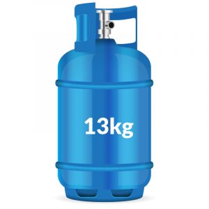 blue 13kg gas bottle