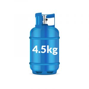 blue 4.5kg gas bottle