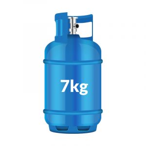 blue 7kg gas bottle